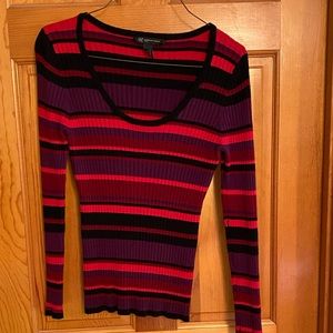 INC Stripped Sweater size Petite Medium